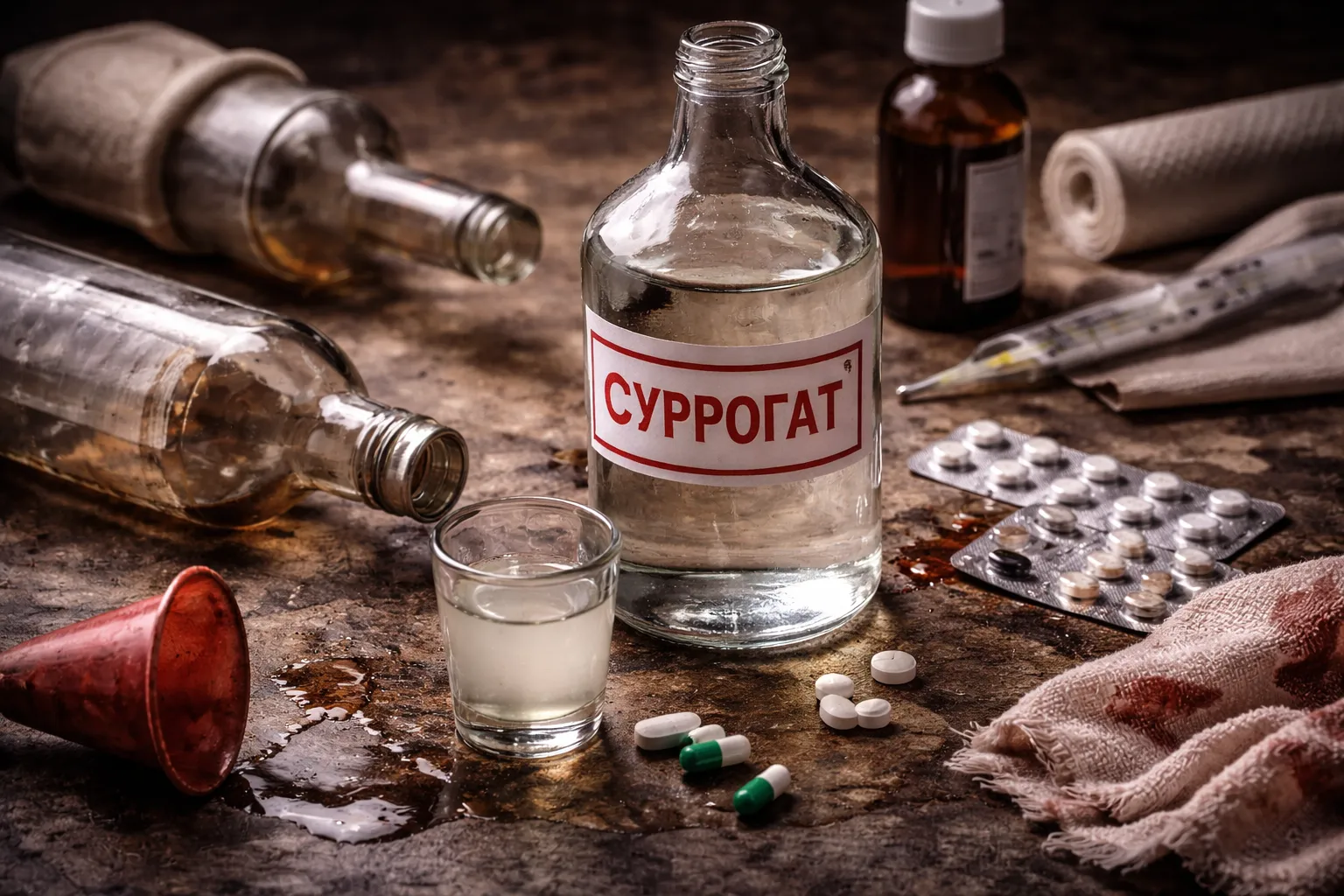 отравление суррогатным алкоголем